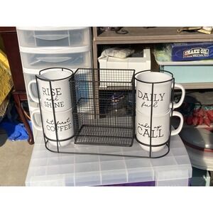 Mugs Coffee Pod Storage Rack Combo Coffee Time